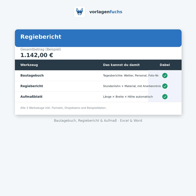 Baustellen-Doku-Set – Ansicht 2
