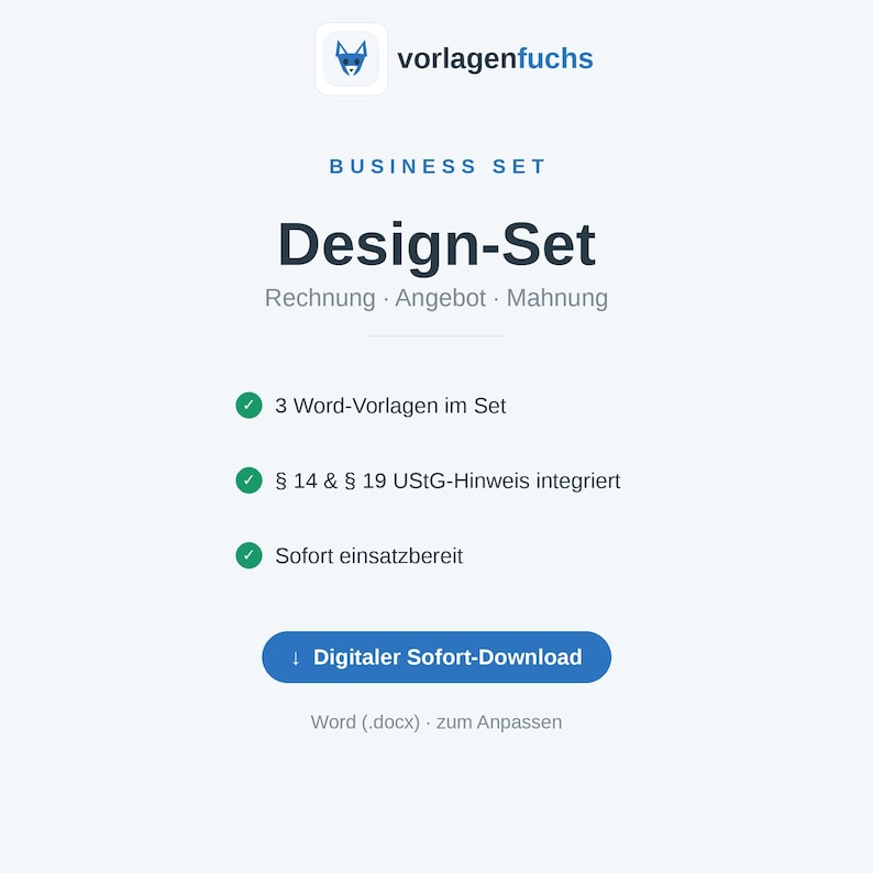 Vorschau: Business Design-Set für Word