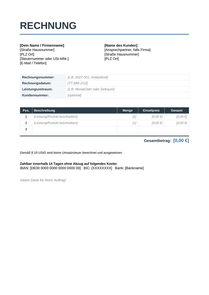 Business Design-Set für Word – Ansicht 3
